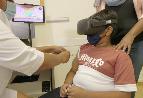 Use of virtual reality reduces anxiety of children getting vaccine jabs: Local study